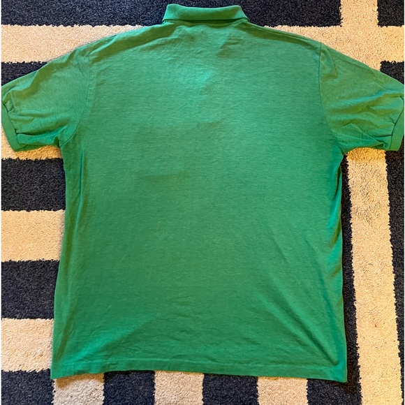 Vintage Rare 7-Eleven 7-11 Employee Polo 1980s Collared Coffee Shirt Green XL - Picture 5 of 9